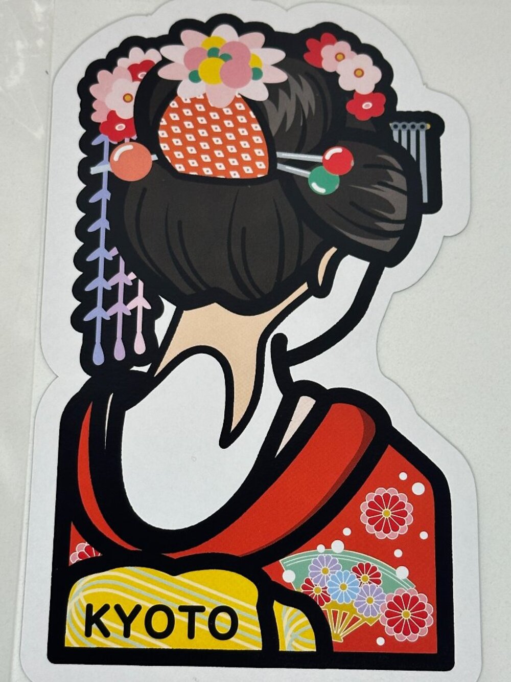 Japan Post Kyoto Maiko Die-Cut Postcard – Limited Japanese Design